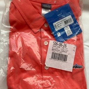Patagonia Trout Fitz Roy Polo Coral M